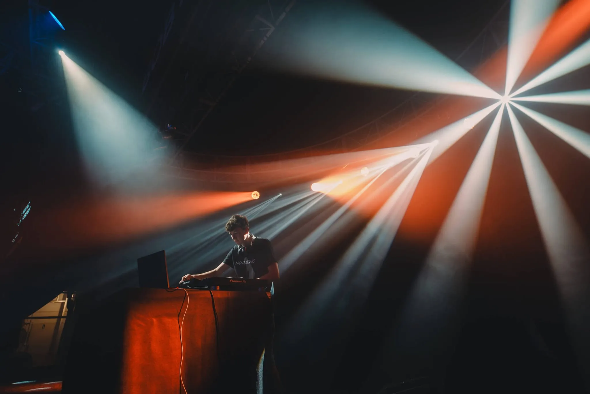 DJ Luke Wolf stage shot